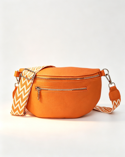 Wholesale Orange Litchi Grain Fanny Pack SP138