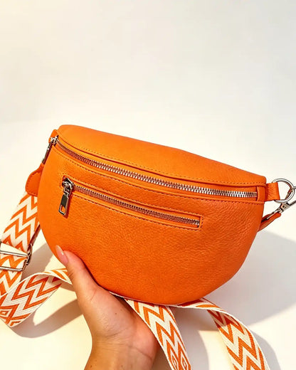 Wholesale Orange Litchi Grain Fanny Pack SP138
