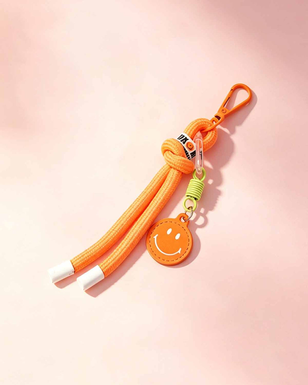 Wholesale Orange Rope Smiley Keychain Daily Bag Charm Accessory SP166