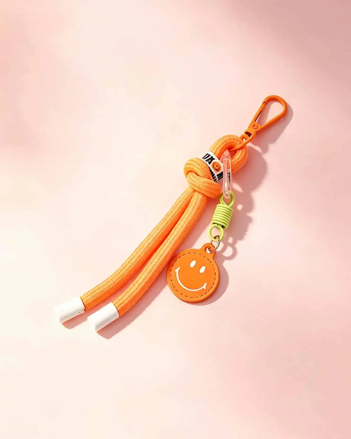 Orange Rope Smiley Keychain Daily BagCharm Accessory SP166