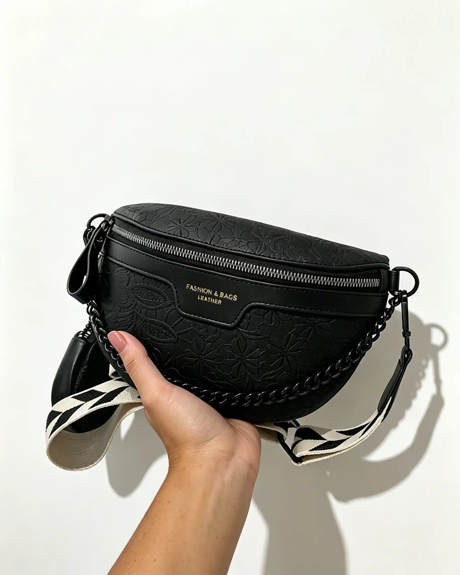 Wholesale Pink Embossed 2Pcs Crossbody Bag