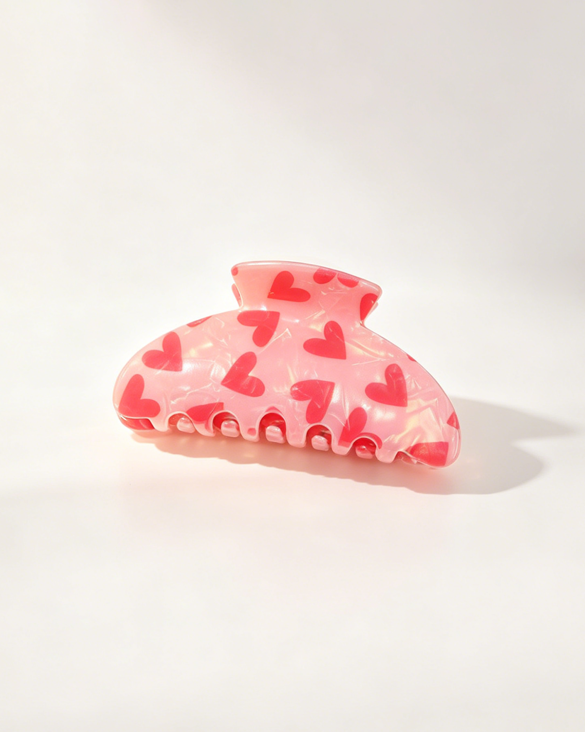 Wholesale Pink Heart Hair Clip Sweet Daily Accessory SP218