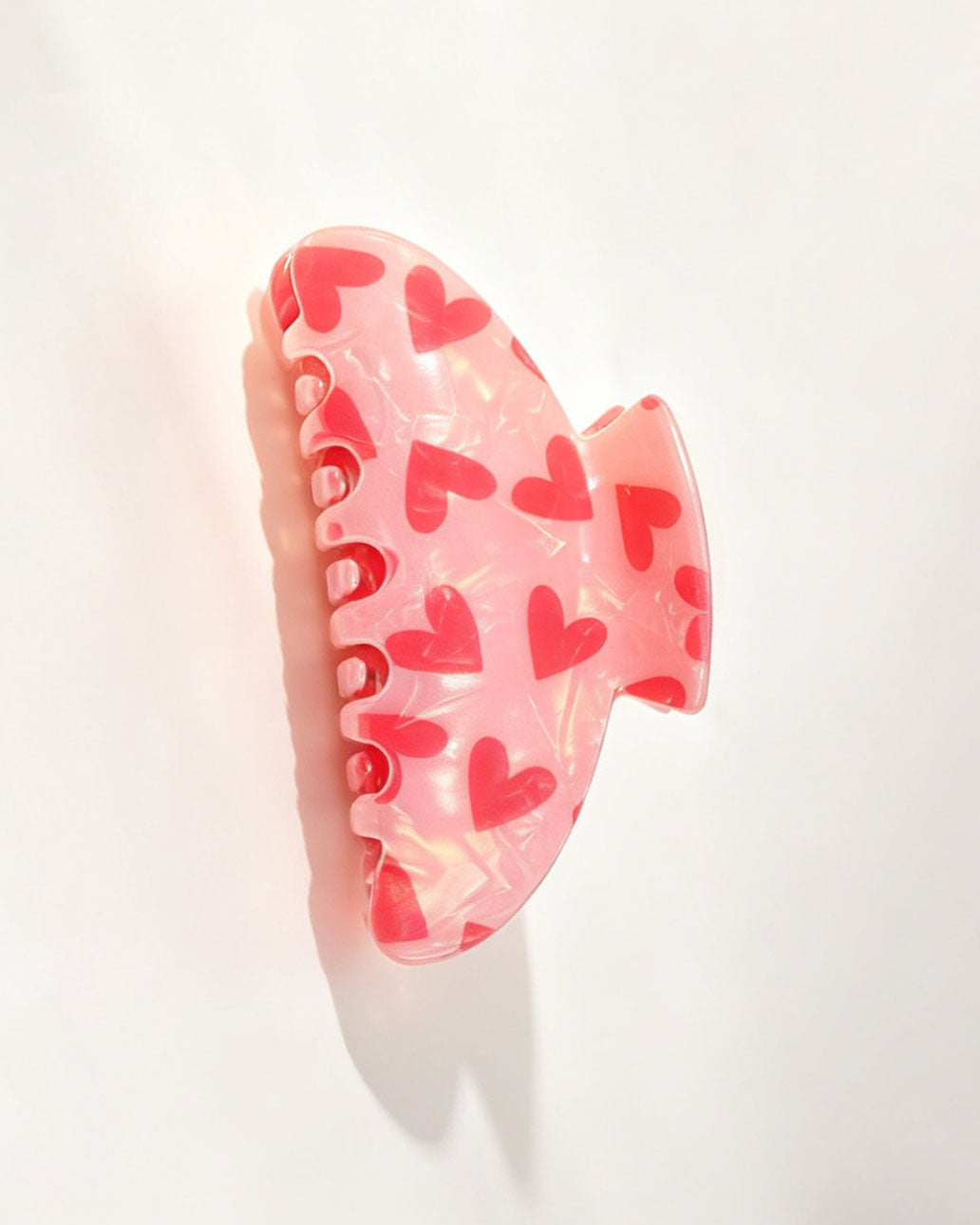 Wholesale Pink Heart Hair Clip Sweet Daily Accessory SP218