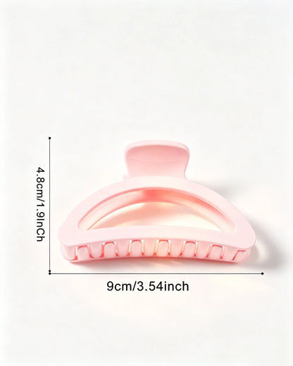 Pink Hollow Hair Claw Sweet Daily Accessory SP225