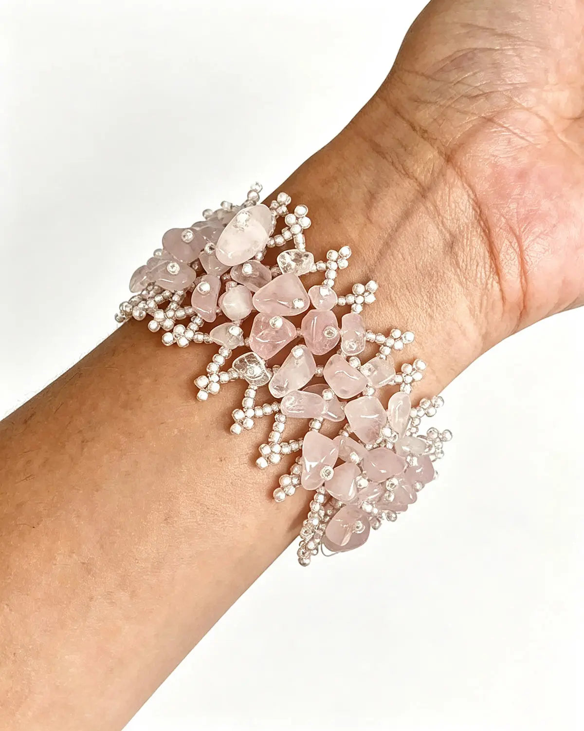 Pink Rose Quartz Daily Gift Bracelet SP255