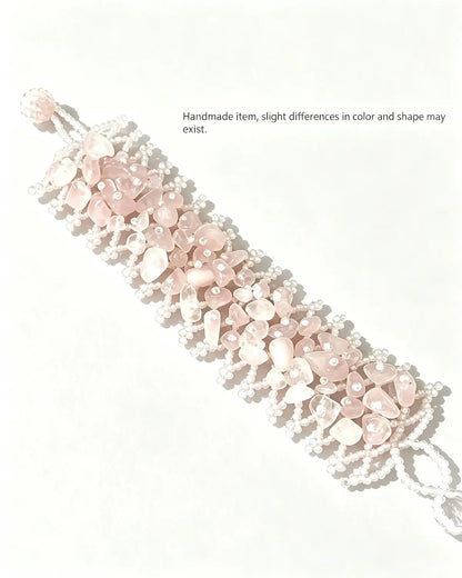 Pink Rose Quartz Daily Gift Bracelet SP255