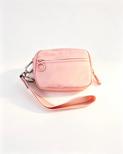 Pink Waterproof Ultralight Window Pouch Travel ID Wallet SP155