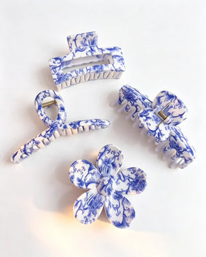 Wholesale Porcelain 4Pcs Hair Claw Set SP142