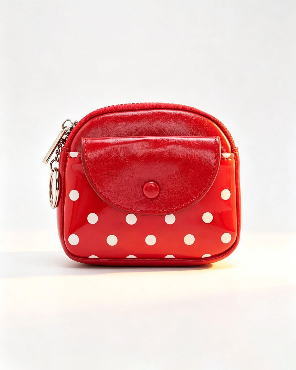 Red Polka Dot Coin Purse Cute Travel SP238