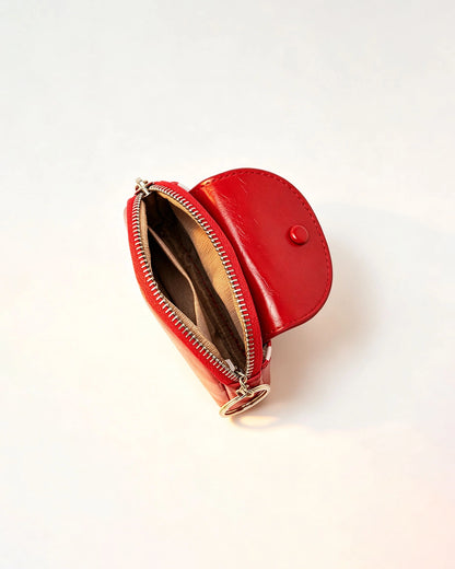 Red Polka Dot Coin Purse Cute Travel SP238