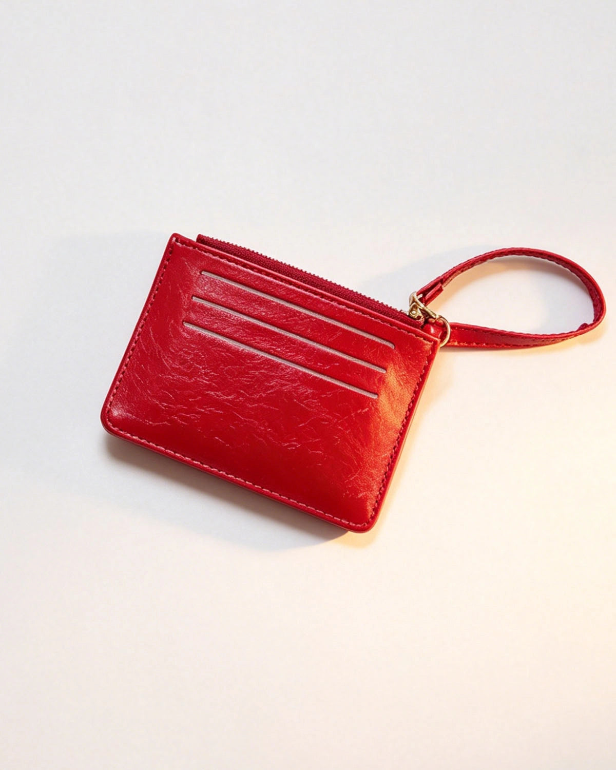 Red Polka Dot Wallet Travel Zip Pouch SP235