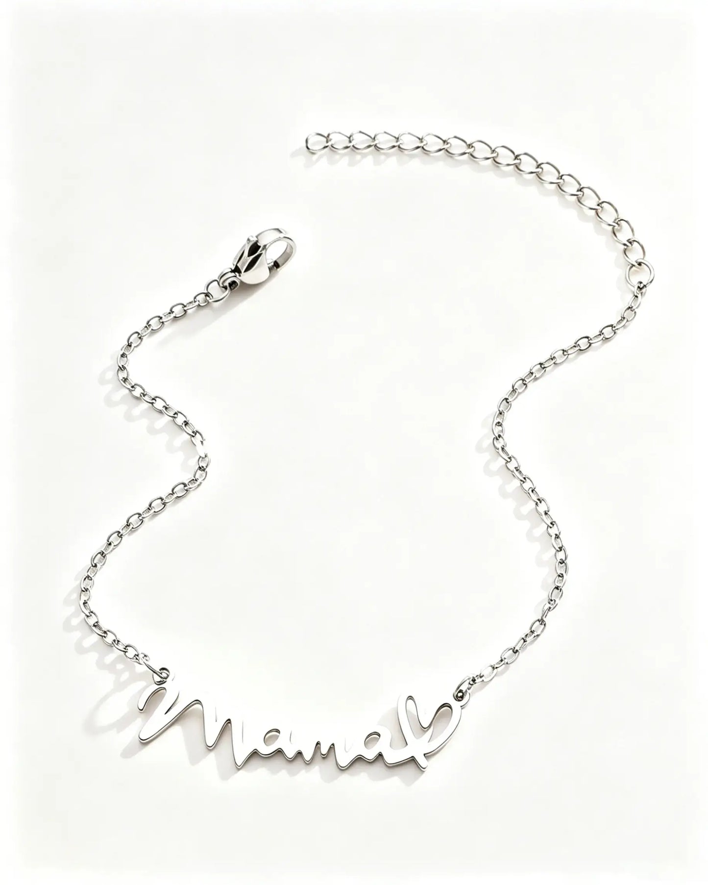 Silver Stainless Mama Necklace Daily Wear Gift Jewelry SP171