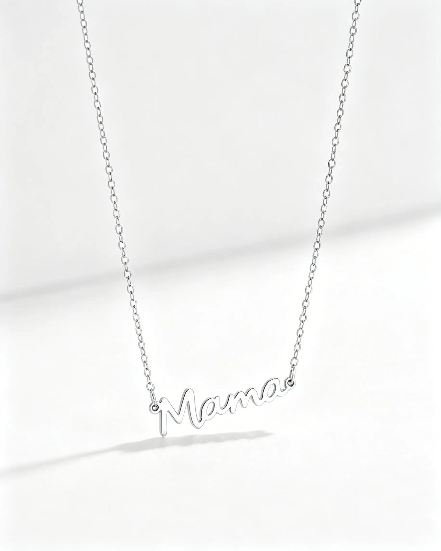 Silver Stainless Mama Necklace Daily Wear Gift Jewelry SP171