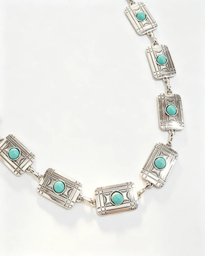 Wholesale Silver Turquoise Western Waist Chain Festival Boho Jewelry SP108