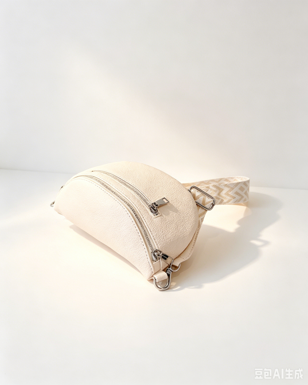 Wholesale White Litchi Grain Fanny Pack SP140