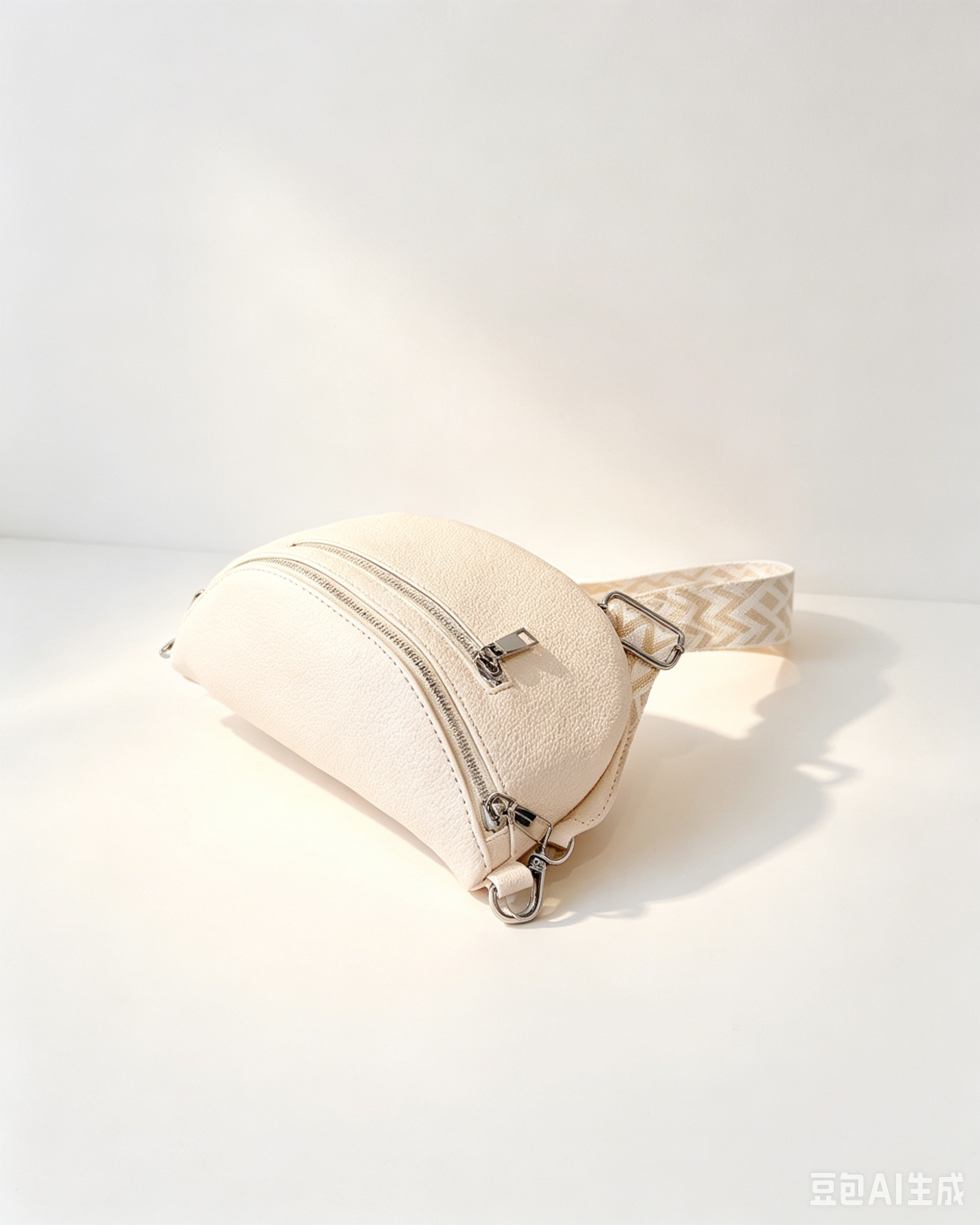 Wholesale White Litchi Grain Fanny Pack SP140