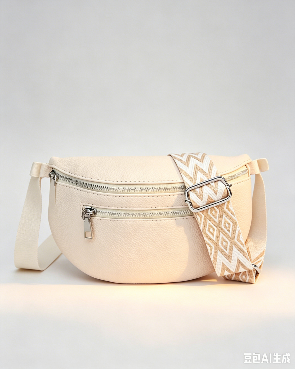 Wholesale White Litchi Grain Fanny Pack SP140