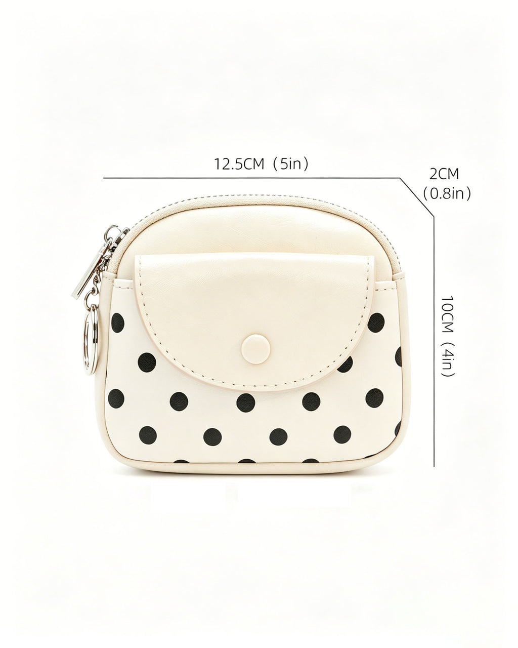 Wholesale White Polka Dot Coin Purse Daily Pouch SP239