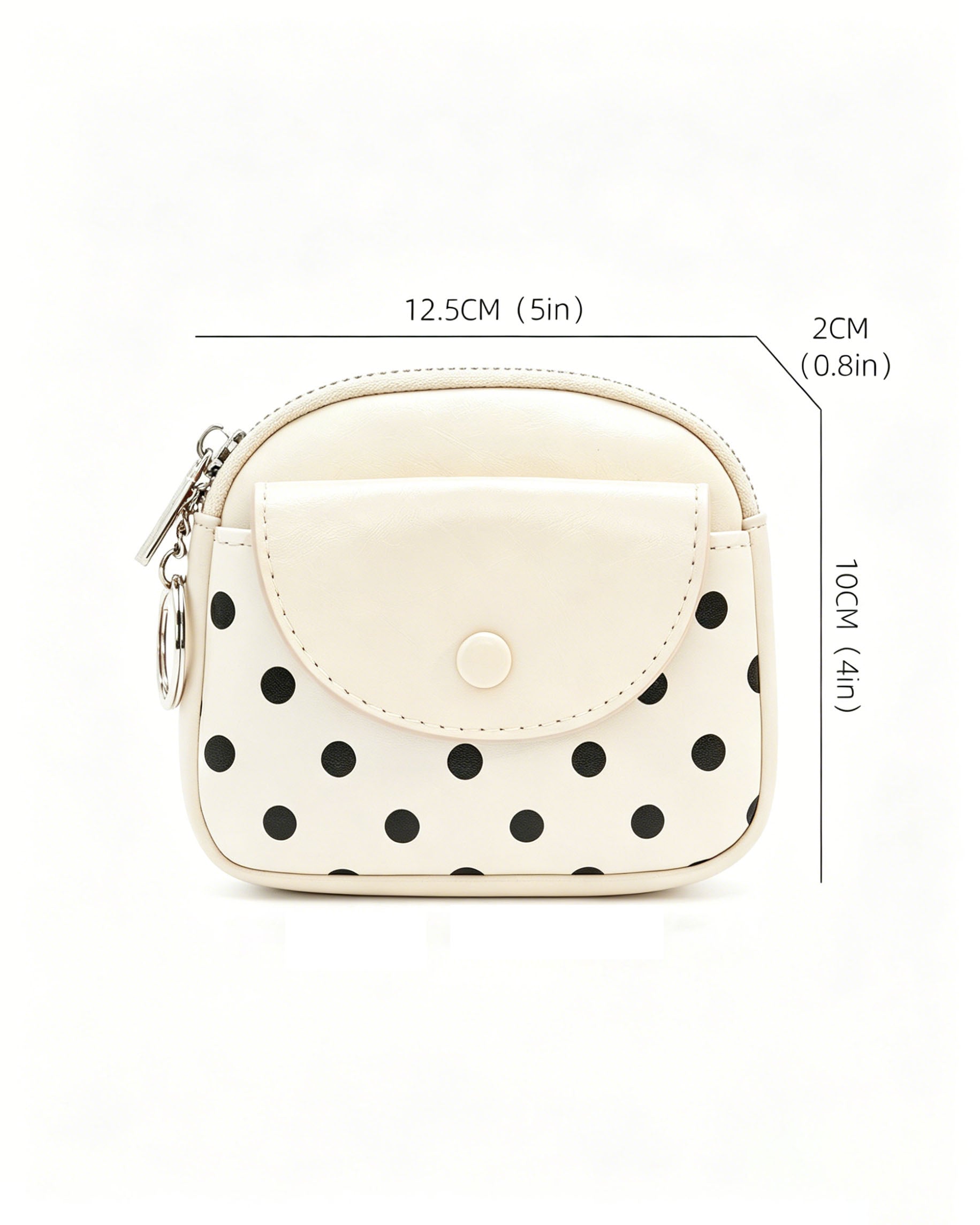 Wholesale White Polka Dot Coin Purse Daily Pouch SP239