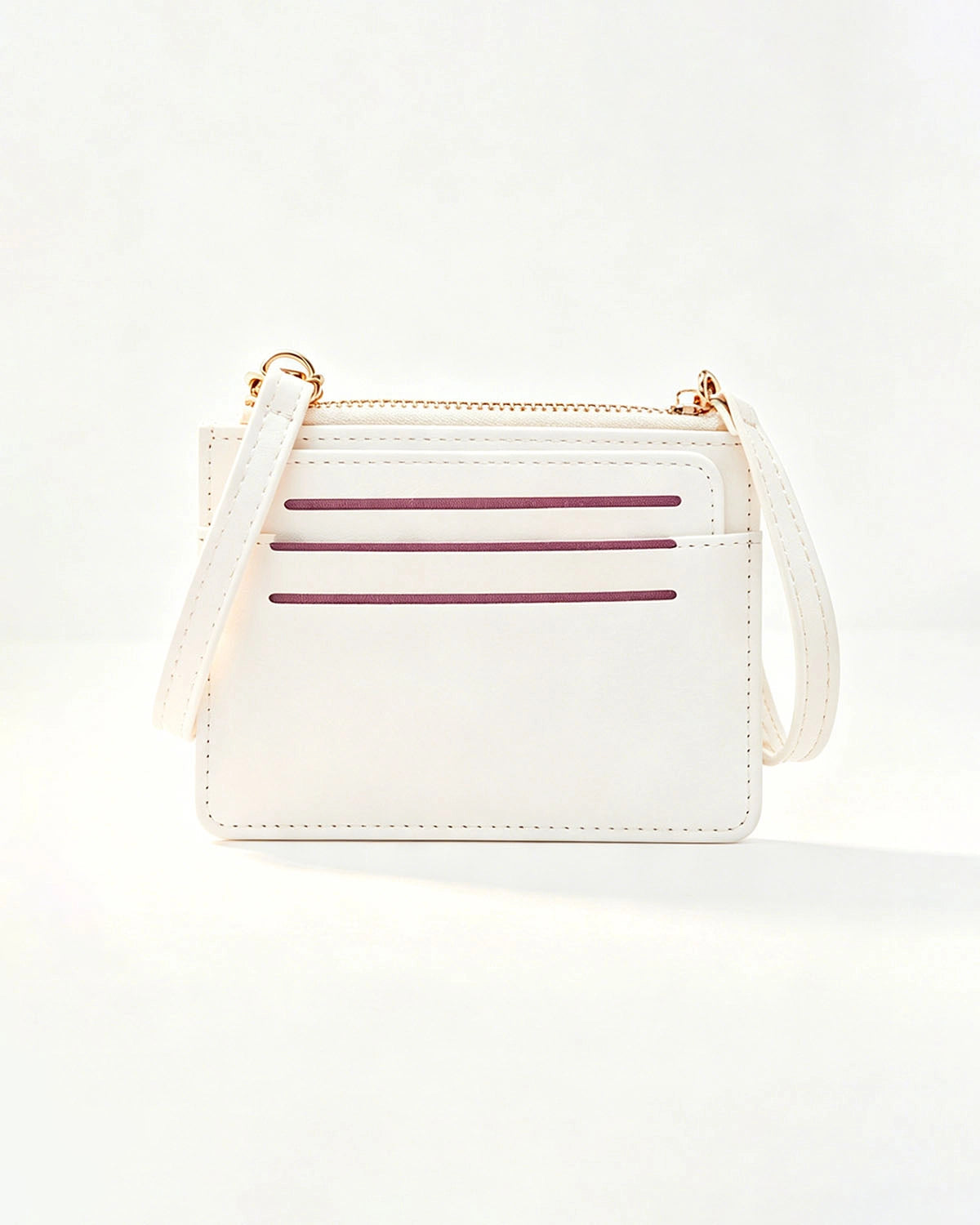 White Polka Dot Wallet Casual Coin Purse SP234