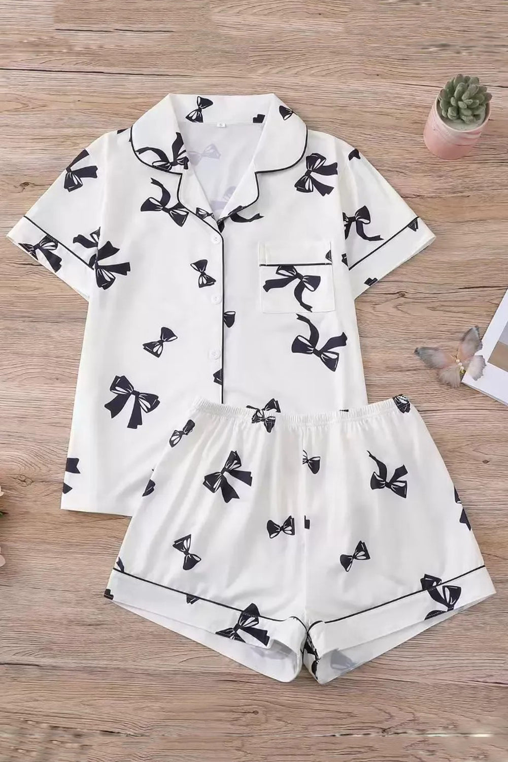 Wholesale Christmas Pajamas Womens Pajamas Set 2 Piece Soft Button-Down PJs Set Sleepwear Loungewear WL005