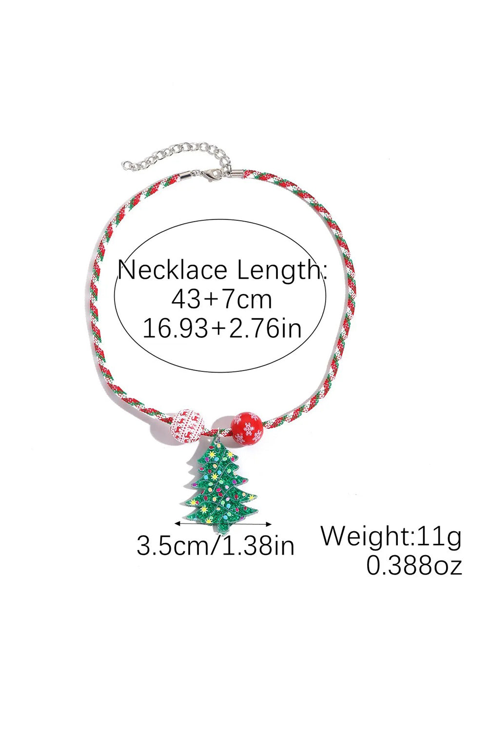 Wholesale Jewelry Alloy Cartoon Snowman Christmas Tree Pendant Necklace SP003