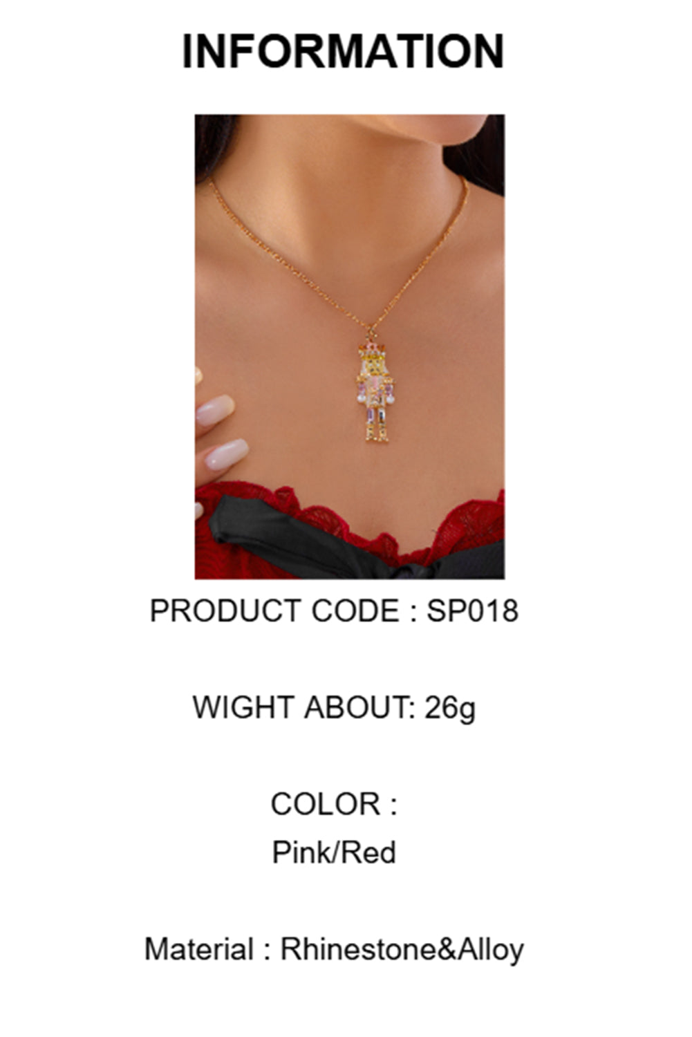 Wholesale Christmas Santa Drop Earrings SP017