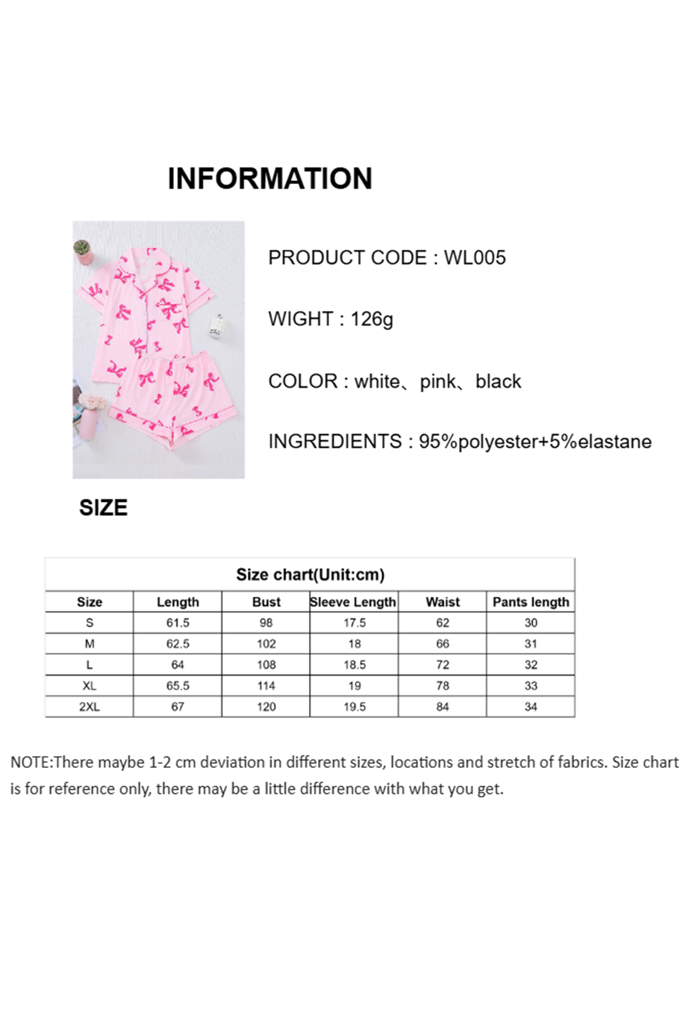 Wholesale Christmas Pajamas Womens Pajamas Set 2 Piece Soft Button-Down PJs Set Sleepwear Loungewear WL005